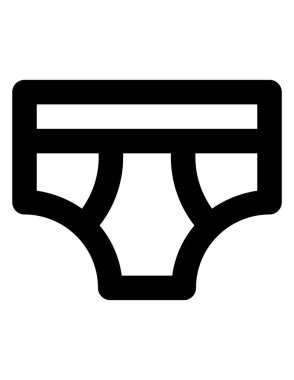 iç çamaşırı ikonu vektör illüstrasyonu