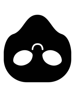 Uzaylı simgesi vektör illüstrasyonu