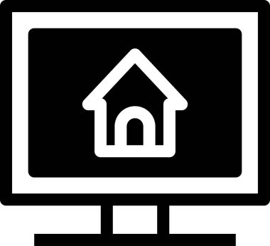 Düz ekran vektör resimlemesini izle