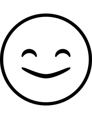 emoji düz ikon vektör çizimi