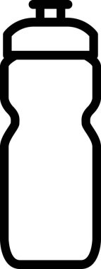 şişe simgesi vektör illüstrasyonu