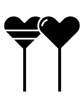 Şekerleme düz ikon vektör illüstrasyonu