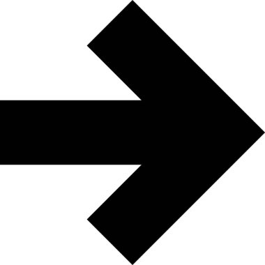 ok siyah vektör simgesi