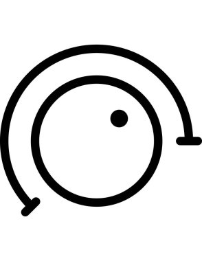 bir fare düz vektör simgesi