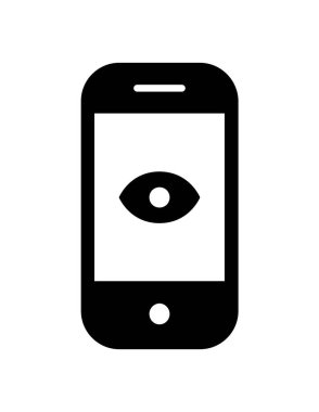 akıllı telefon simgesi vektör illüstrasyonu