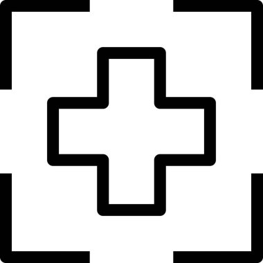 tıbbi ağ simgesi vektör illüstrasyonu