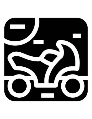 Modern oto tamir simgesinin vektör illüstrasyonu