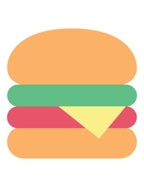 yemek yemek vektör illüstrasyonu 