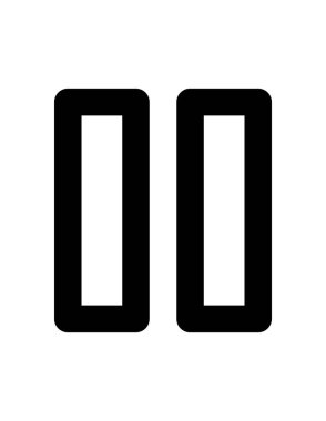 modern siyah ve beyaz vektör simgesi