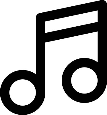 müzik ve teknoloji vektör simgesi