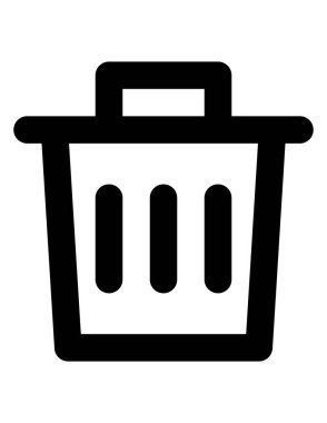 Alışveriş arabası vektör simgesi