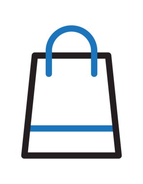 çevrimiçi alışveriş düz simgesi vektör illüstrasyonu