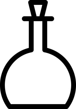 Bilim ve teknoloji çizgi vektör simgesi.