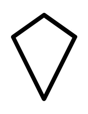 siyah ve beyaz vektör simgesi