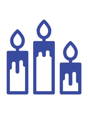 Paskalya yassı ikon vektör çizimi