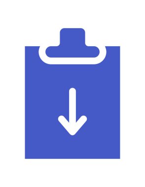 Görev simgesi vektör illüstrasyonlu dizin