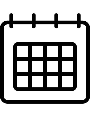 alışveriş ve ofis satırı vektör simgesi.