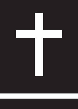 Paskalya yassı ikon vektör çizimi