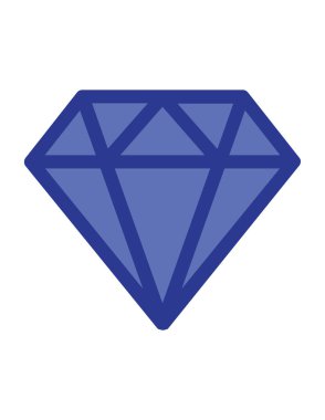 Elmas vekotr illüstrasyon, mücevher kavramı 