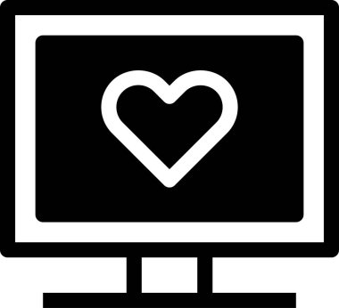 Düz ekran vektör resimlemesini izle