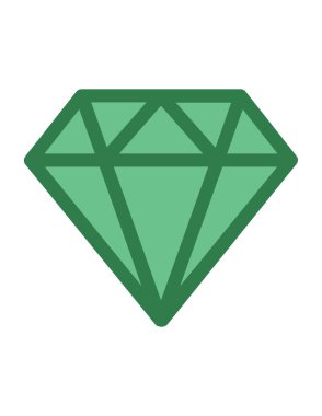 Elmas vekotr illüstrasyon, mücevher kavramı 