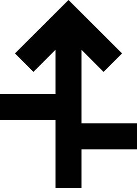 yön ok vektör simgesi