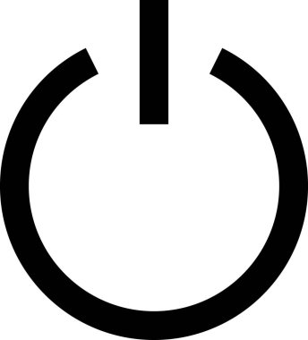 güç enerjisi ve elektrik simgesi