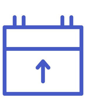 zaman zamanlama simgesi vektör illüstrasyonu