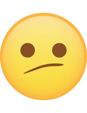 emoji düz ikon vektör çizimi