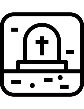 Cadılar Bayramı düz ikon vektör çizimi