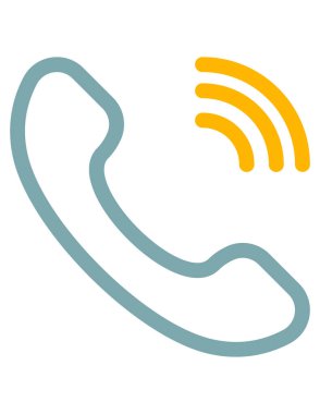 iletişim konsepti düz ikon vektör çizimi