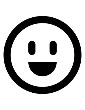 emoji düz ikon vektör çizimi