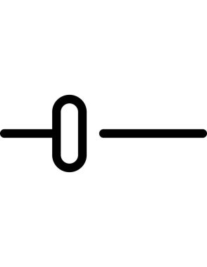 nterface ayarları düz simge vektör çizimi
