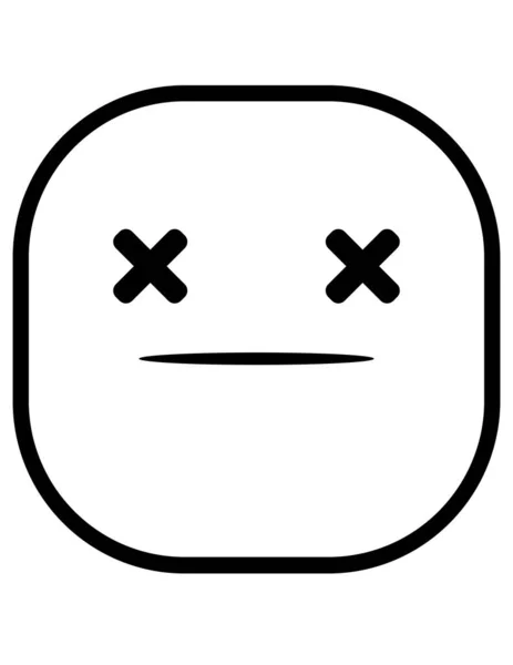 emoji düz ikon vektör çizimi