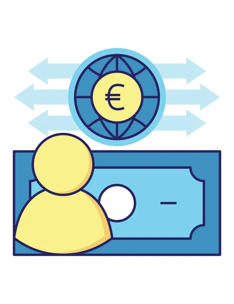 Illustration Des Vektor Der Unternehmensfinanzierung — Stockvektor