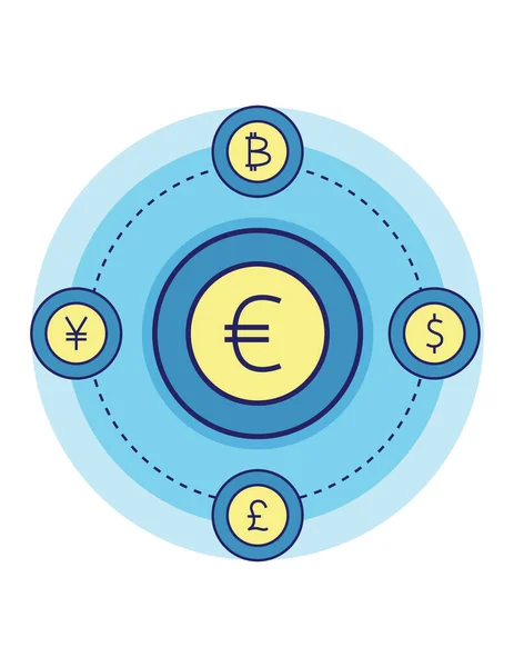 Illustration Des Vektor Der Unternehmensfinanzierung — Stockvektor