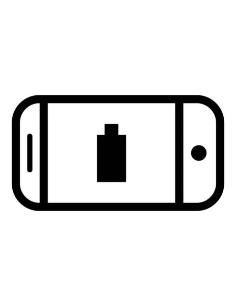 Illustrazione Vettoriale Icona Smartphone — Vettoriale Stock