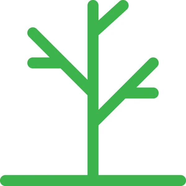 Baum Symbol Vektor Illustration — Stockvektor