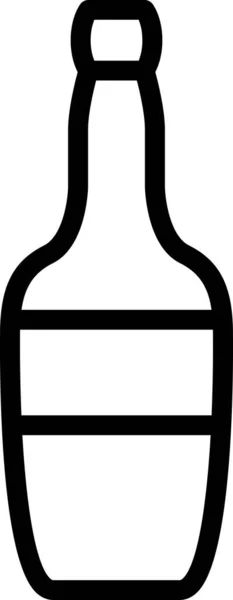 Flaska Ikon Vektor Illustration — Stock vektor