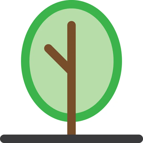 Tree Icon Vector Illustration — Stock Vector