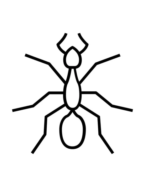 Illustration Zum Bug Symbol Vektor — Stockvektor