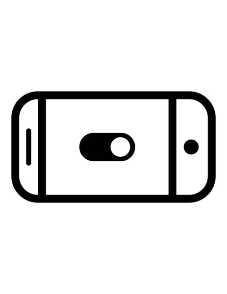 Smartphone Icon Vektor Illustration — Stockvektor