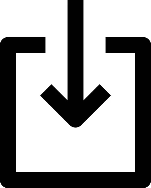 Pfeillinien Vektor Symbol Herunterladen — Stockvektor