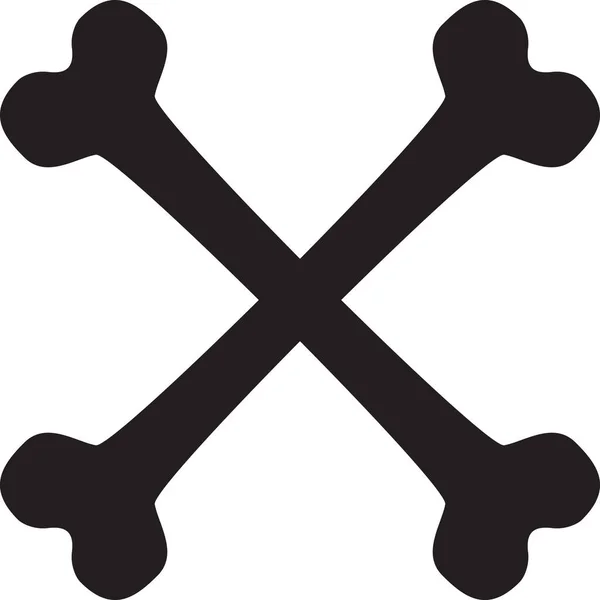 Kemik, kemik, yiyecek ve hayvanların düz simgesi. vektör tasarımı