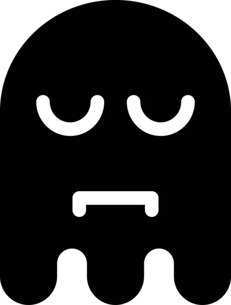 Duch Emoji Ploché Ikony Vektorové Ilustrace — Stockový vektor