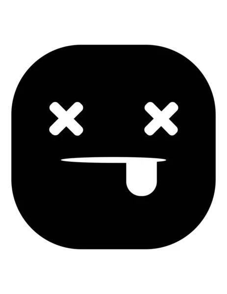 Ilustração Vetor Ícone Plano Emoji —  Vetores de Stock