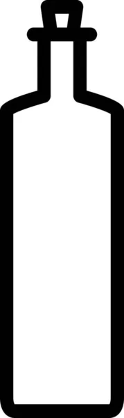 Vektorová Ilustrace Ikony Lahvičky — Stockový vektor