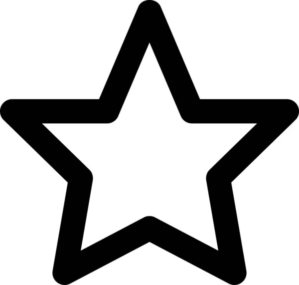 星のサインイラストデザイン — ストックベクタ