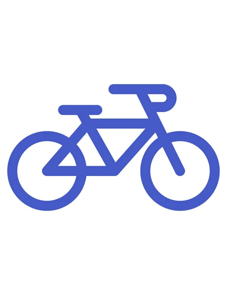 Icono Bicicleta Ilustración Simple Vector — Vector de stock