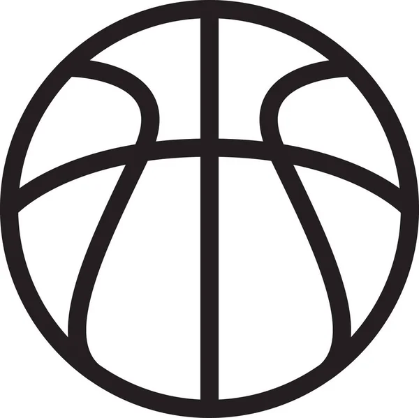 Basketball Vektor Symbol — Stockvektor